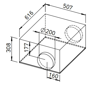 Helios Rohrventilator SB EC 200 B SILENTBOX