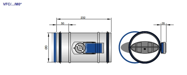 Trox Volumenstromregler VFC/160/M01
