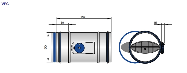 Trox Volumenstromregler VFC/250