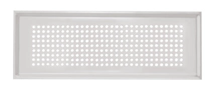 Zehnder Design-Gitter CLF, Roma, weiß, 350 x 130 mm