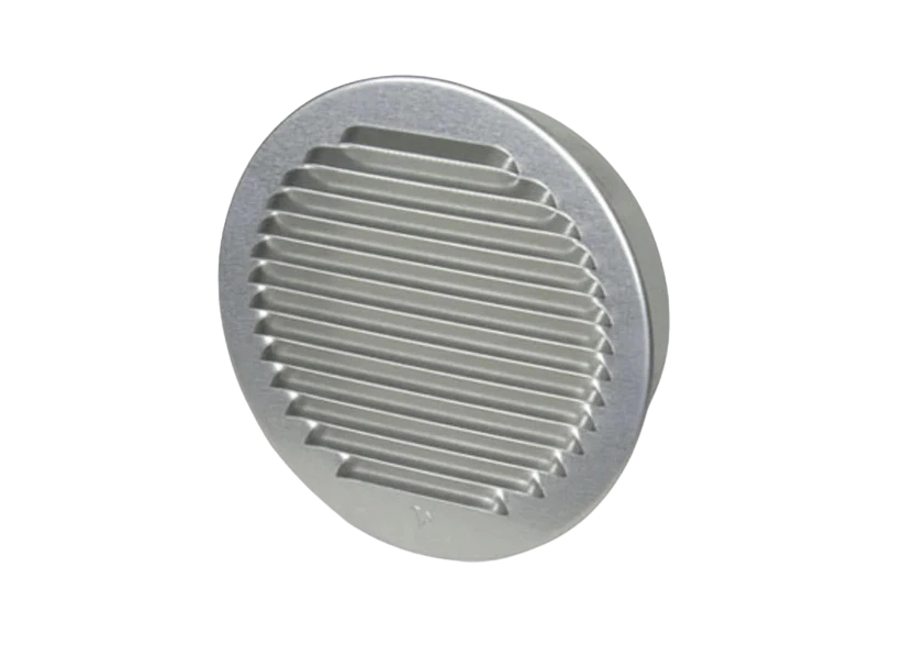 pro Wetterschutzgitter rund, NW 300, Aluminium gepresst, alu natur
