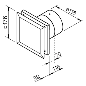 Helios MiniVent Kleinlüfter M1/120 P