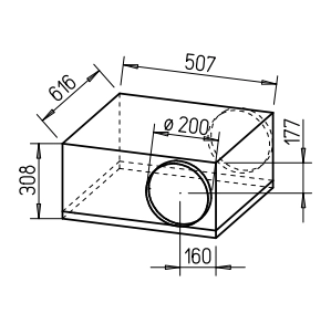 Helios Rohrventilator SB 200 C SILENTBOX