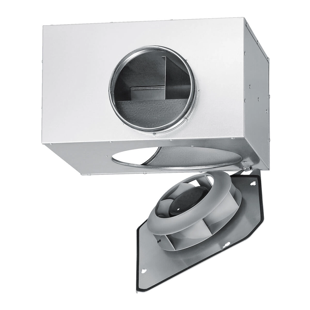 Helios Radial-Rohrventilator SVS EC 160 B SlimVent EC